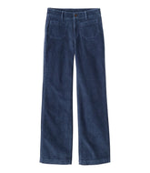 Women's 207 Vintage Corduroy Patch Pocket Pants, Mid-Rise Wide Straight-Leg | L.L.Bean outlet