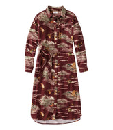 Women's Signature Camp Flannel Midi Dress | L.L.Bean for sale