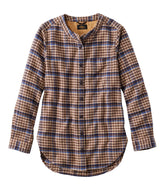 Women's Signature 1933 Collarless Chamois Tunic, Plaid | L.L.Bean outlet
