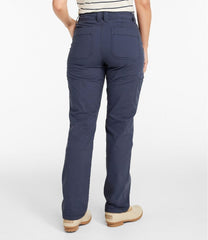 Women's 207 Vintage Cotton Canvas Pants, Mid-Rise Straight-Leg Cargo Lined | L.L.Bean outlet