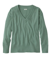 Women's Cotton/Cashmere Sweater, V-Neck | L.L.Bean on sale