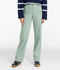 Women's Comfort Stretch Patch Pocket Pants, Mid-Rise Wide Straight-Leg Chino | L.L.Bean near me