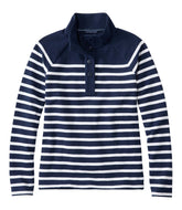 Women's Peaks Island Button Mockneck, Stripe | L.L.Bean near me