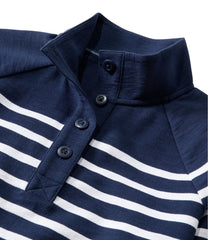 Women's Peaks Island Button Mockneck, Stripe | L.L.Bean near me