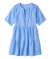 Women's Cloud Gauze Cover-Up Tiered Dress, Print | L.L.Bean for sale
