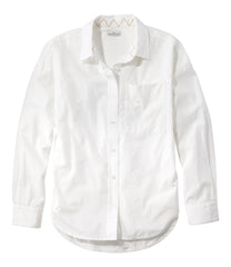 Women's Signature Premium Essential Poplin Shirt, Long-Sleeve | L.L.Bean sale