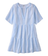 Women's Cloud Gauze Cover-Up, Tiered Dress Print | L.L.Bean online