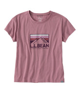 Women's Mountainside Crewneck Tee, Short-Sleeve Graphic | L.L.Bean sale