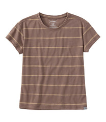 Women's Mountainside Crewneck Tee, Short-Sleeve Stripe | L.L.Bean sale
