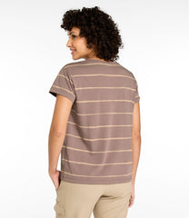 Women's Mountainside Crewneck Tee, Short-Sleeve Stripe | L.L.Bean sale