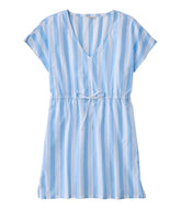 Women's L.L.Bean Coastal Cotton Cover-Up Caftan, Print | L.L.Bean on sale