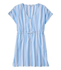 Women's L.L.Bean Coastal Cotton Cover-Up Caftan, Print | L.L.Bean on sale