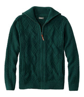 Men's Signature Cotton Fisherman Sweater, Full-Zip | L.L.Bean discount
