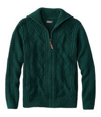 Men's Signature Cotton Fisherman Sweater, Full-Zip | L.L.Bean discount