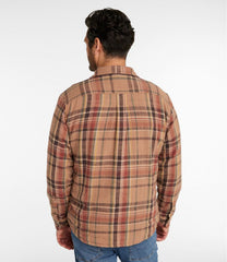 Men's 1912 Field Flannel Shirt, Lined, Slightly Fitted Untucked Fit, Plaid | L.L.Bean outlet