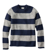 Men's Bean's Classic Ragg Wool Sweater, Rollneck, Stripe | L.L.Bean online