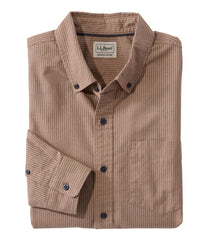 Men's Sunwashed Oxford Shirt, Slightly Fitted Untucked Fit, Stripe | L.L.Bean on sale