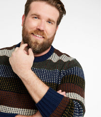 Men's Signature 1980 Matinicus Rock Sweater, Crewneck, Stripe | L.L.Bean discount