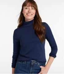 Women's Pima Cotton Turtleneck, Long-Sleeve | L.L.Bean sale