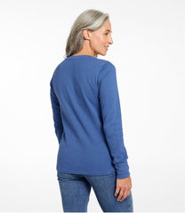 Women's Waffle-Knit Henley | L.L.Bean online