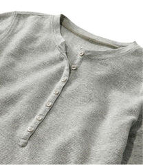 Women's Waffle-Knit Henley | L.L.Bean online