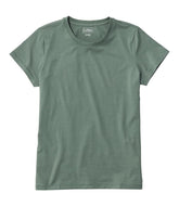 Women's Soft Stretch Supima-Blend Tee, Crewneck Short-Sleeve | L.L.Bean for sale