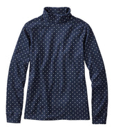 Women's L.L.Bean Interlock Turtleneck, Long-Sleeve Allover Print | L.L.Bean online
