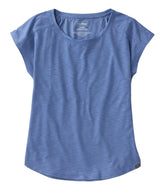 Women's Streamside Tee, Short-Sleeve Ruched Crew | L.L.Bean sale