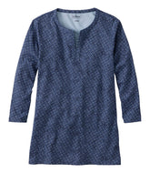 Women's L.L.Bean Tee, Three-Quarter-Sleeve Splitneck Tunic Print | L.L.Bean sale