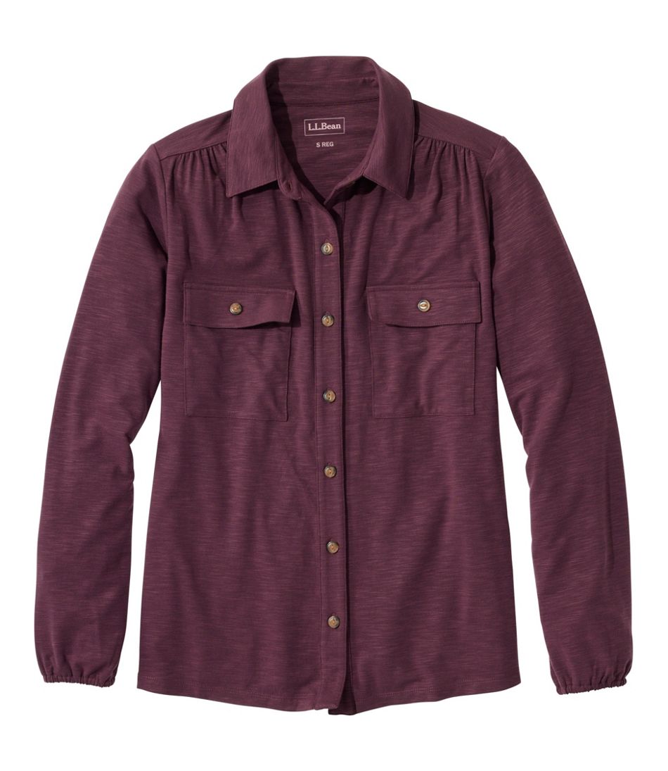 Camden Hills Tee, Button-Front Shirt | L.L.Bean on sale