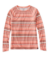 Women's Everyday SunSmart® Tee, Crewneck Long-Sleeve Stripe | L.L.Bean for sale