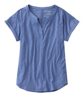 Women's Streamside Tee, Short-Sleeve Splitneck | L.L.Bean on sale