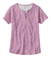 Women's L.L.Bean Tee, Short-Sleeve Notch-Neck Print | L.L.Bean near me