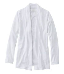 Women's Pima Cotton Open Cardigan, With Pockets | L.L.Bean discount