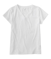 Women's Soft Stretch Supima-Blend Tee, Short-Sleeve V-Neck | L.L.Bean on sale