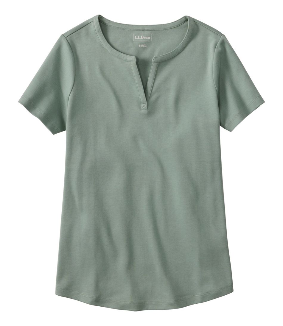 Women's L.L.Bean Tee, Short-Sleeve Notch-Neck | L.L.Bean sale