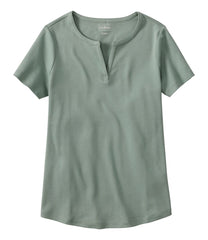 Women's L.L.Bean Tee, Short-Sleeve Notch-Neck | L.L.Bean sale