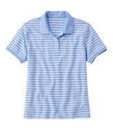 Women's Premium Double L Polo, Short-Sleeve Relaxed Fit Stripe | L.L.Bean online