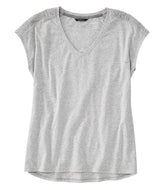 Women's Beyond Soft V-Neck Tee, Short Sleeve | L.L.Bean for sale