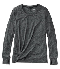 Women's VentureSoft Twist-Front Top, Long-Sleeve | L.L.Bean on sale