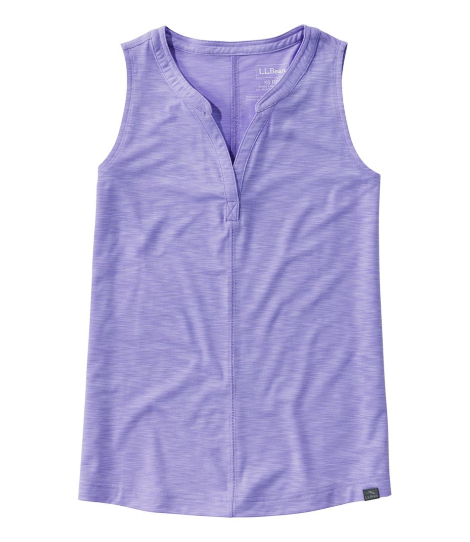 Women's Streamside Tank, Splitneck | L.L.Bean online