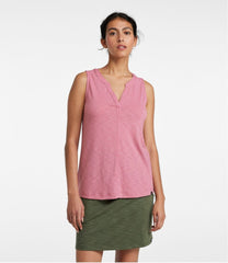 Women's Streamside Tank, Splitneck | L.L.Bean online