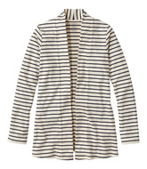 Women's Pima Cotton Open Cardigan, With Pockets Stripe | L.L.Bean near me