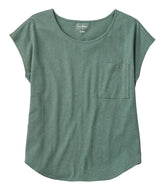Women's Linen/Cotton Tee, Short-Sleeve Scoopneck | L.L.Bean for sale