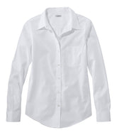 Women's Wrinkle-Free Pinpoint Oxford Shirt, Long-Sleeve Relaxed Fit | L.L.Bean for sale