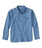 Women's L.L.Bean Denim Boyfriend Shirt | L.L.Bean on sale