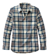 Women's Scotch Plaid Flannel Shirt, Quarter-Zip | L.L.Bean on sale