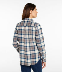 Women's Scotch Plaid Flannel Shirt, Quarter-Zip | L.L.Bean on sale