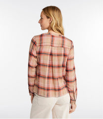 Women's L.L.Bean Day Breeze Shirt, Long-Sleeve Collarless | L.L.Bean sale