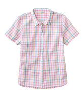 Women's Vacationland Seersucker Shirt, Short-Sleeve Popover Plaid | L.L.Bean on sale